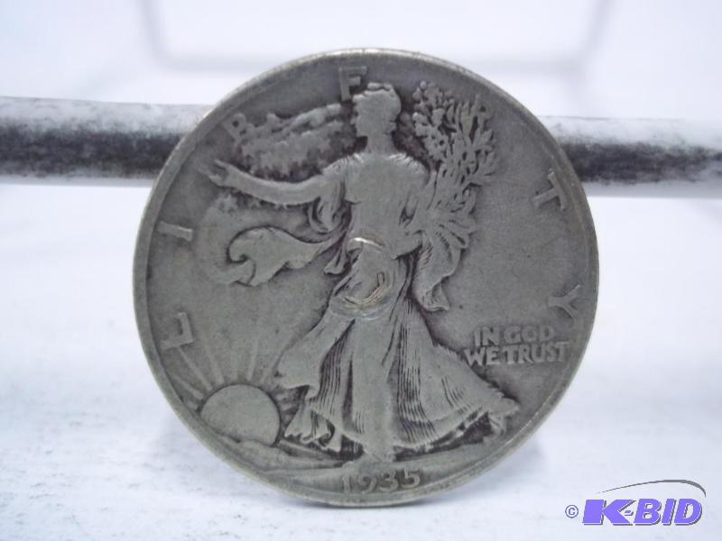 1935 Walking Liberty Half Dollar...