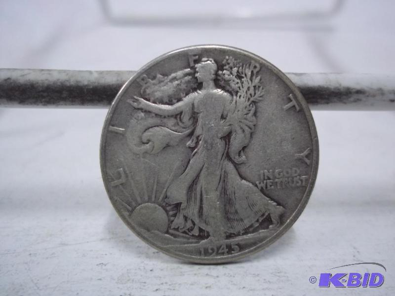 1945 Walking Liberty Half Dollar...