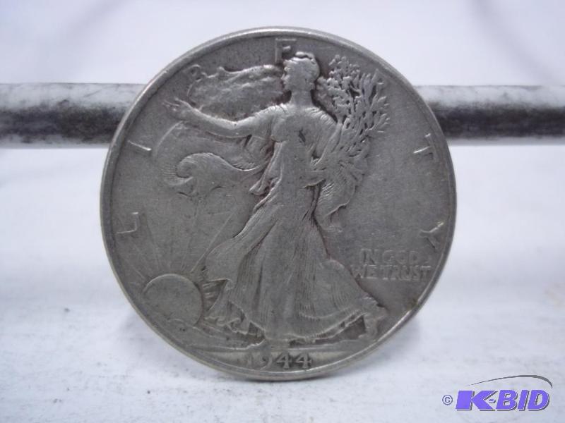 1944 Walking Liberty Half Dollar...