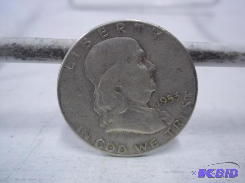 1953 Ben Franklin Half Dollar...