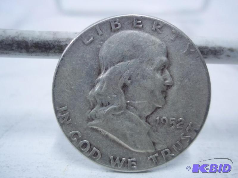 1952 Ben Franklin Half Dollar...