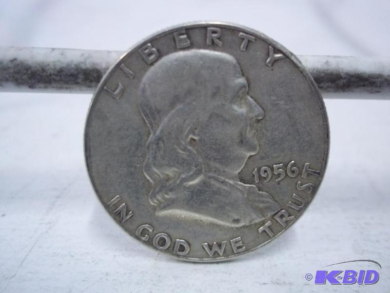 1956 Ben Franklin Half Dollar...