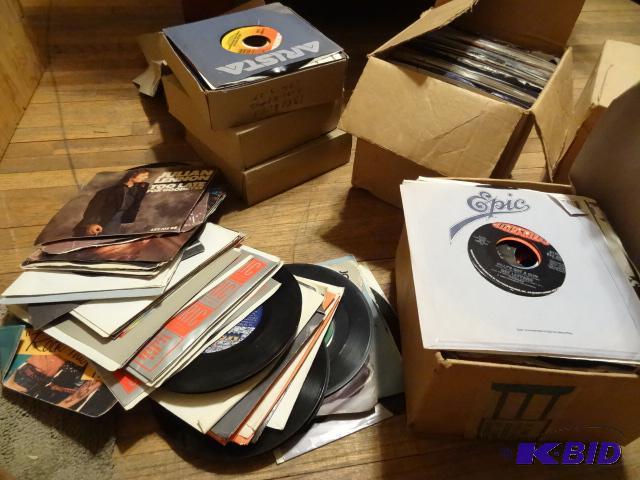 4 boxes of misc records. All are 45s...