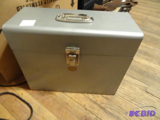 Hanging file box for Important records...