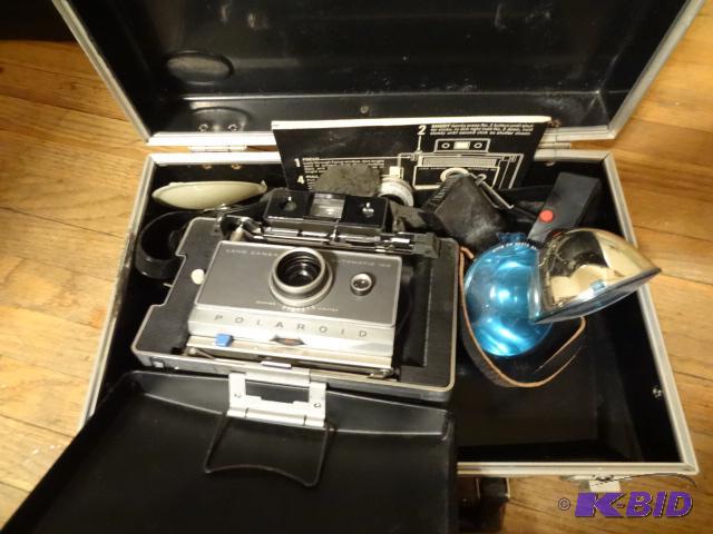 Polaroid land camera. Automatic 100 with acce...