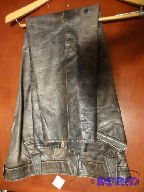 Leather pants...
