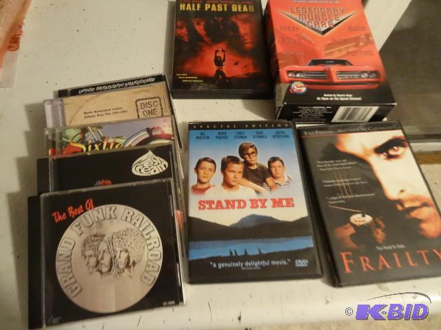 Misc DVDs and CDs....