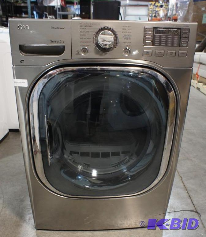 lot 15 image: LG Steam Dryer (GAS) - Model # (DLGX4071V) - ...