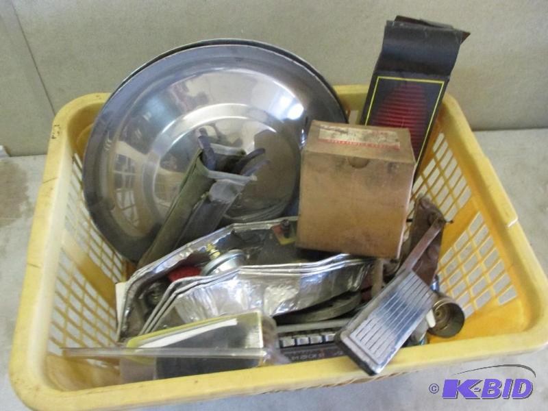 box of auto parts...