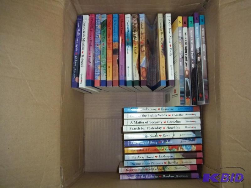 Box of Soft cover Books...