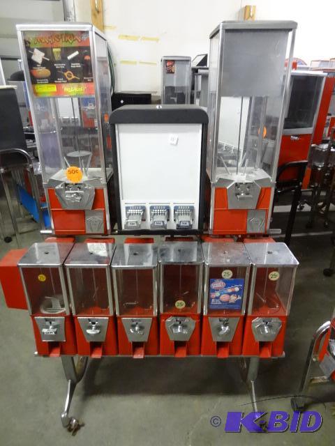 lot 15 image: Bulk rack. 3 sticker and 8 bulk...