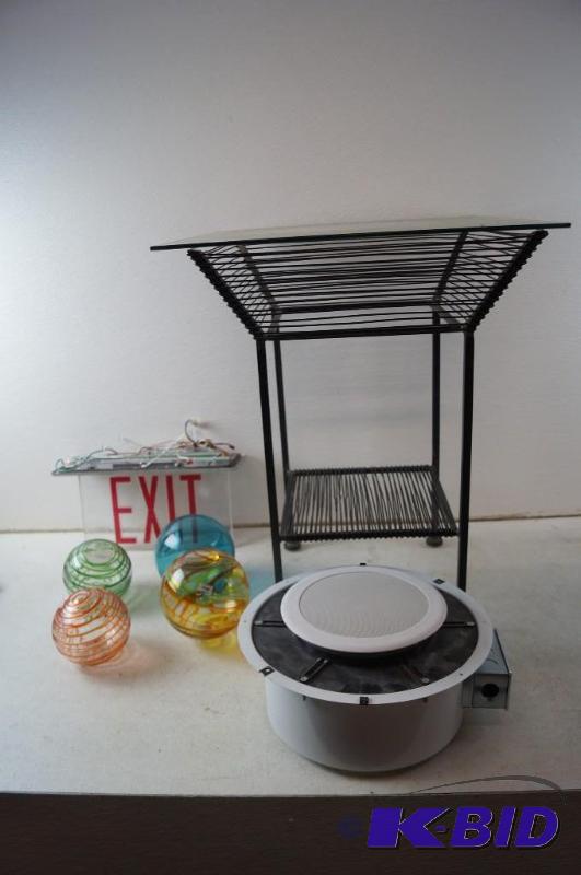 glass top table