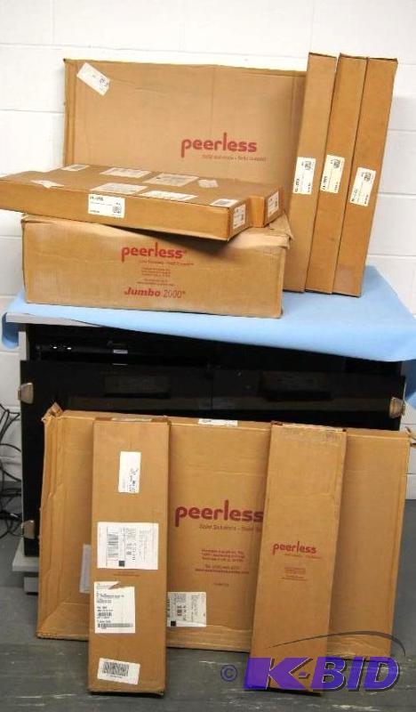 lot 110 image: Peerless, Video and Audio Support Equipment Items - BRAND NEW