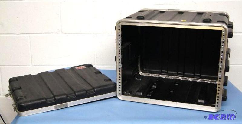 lot 66 image: SKB, ATA, Hard Sided, Rack Shell  Case for Audio and Video Equipment
