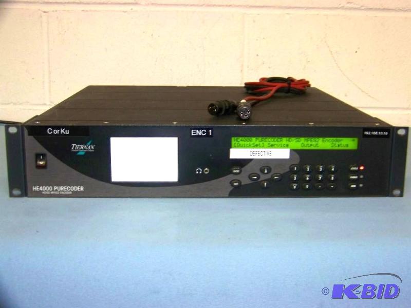 lot 71 image: Tiernan, HD  SD, MPEG2 Encoder for PARTS  REPAIR