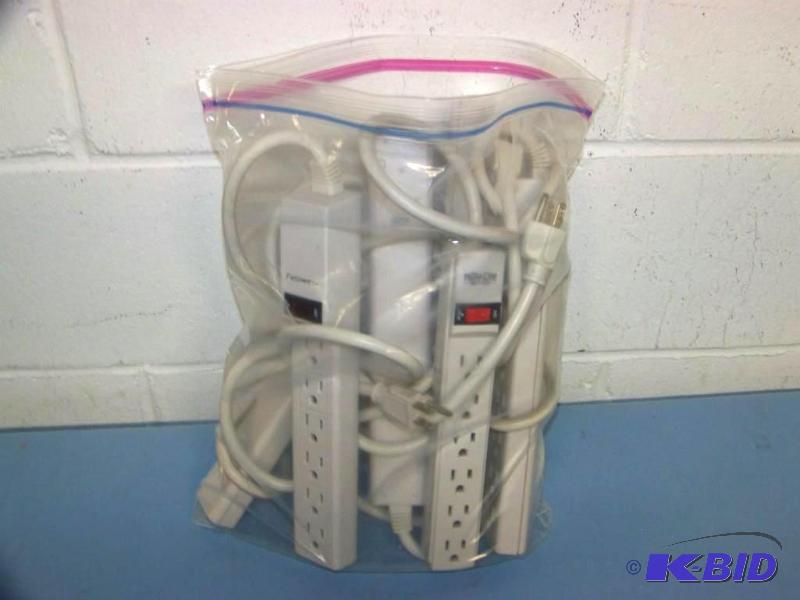 lot 83 image: (6) Fellowes and Tripp Lite, Power Strips  Outlets