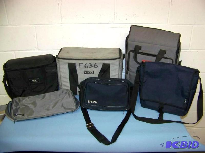 lot 85 image: (6) Travel  Carrying Bags for Electronic Gear