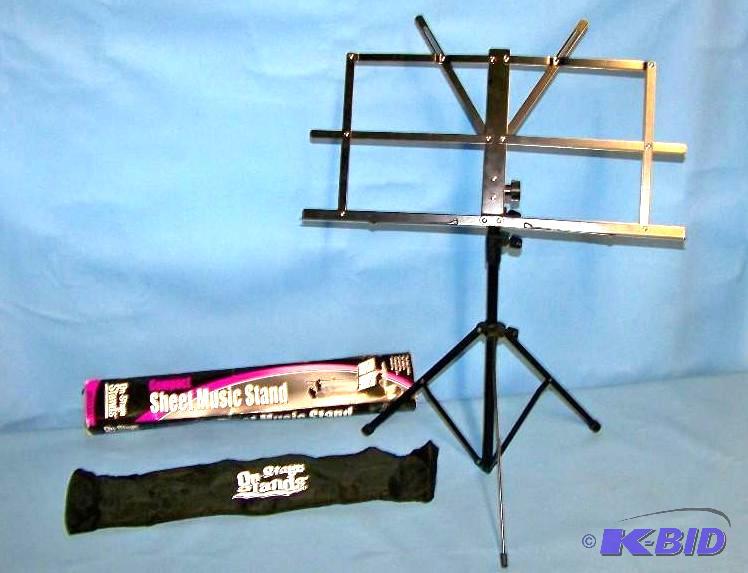 lot 92 image: On Stage, Portable Sheet Music Stand with Bag in Original Box