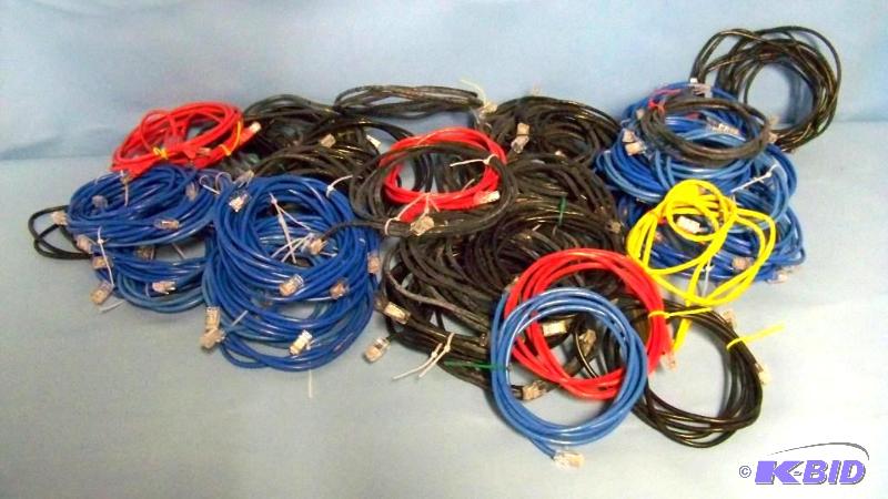 lot 97 image: (75) LAN  Computer Network  Cat5e Cables