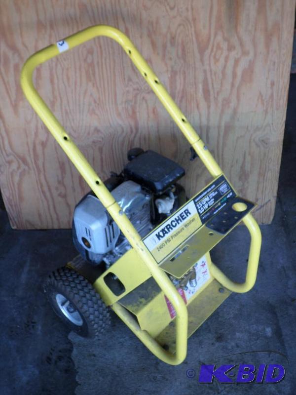 lot 123 image: Karcher 5HP 2400PSI Pressure Washer, Needs Re...