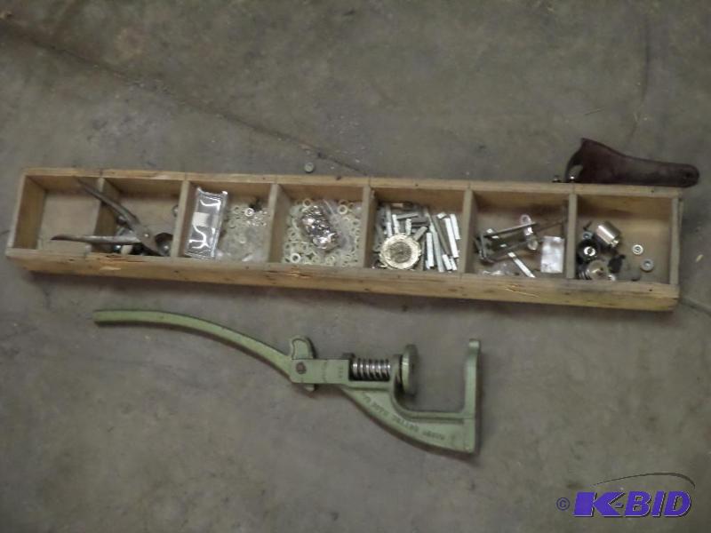 lot 148 image: Handy Button Upholstery Button-Tab Press With...