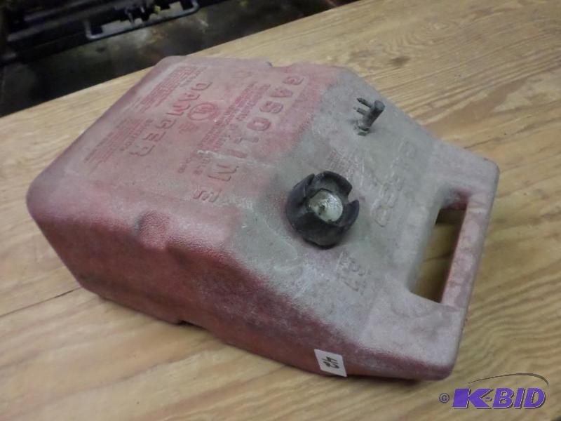 lot 42 image: 6.1-Gallon Plastic Boat Fuel Tank...