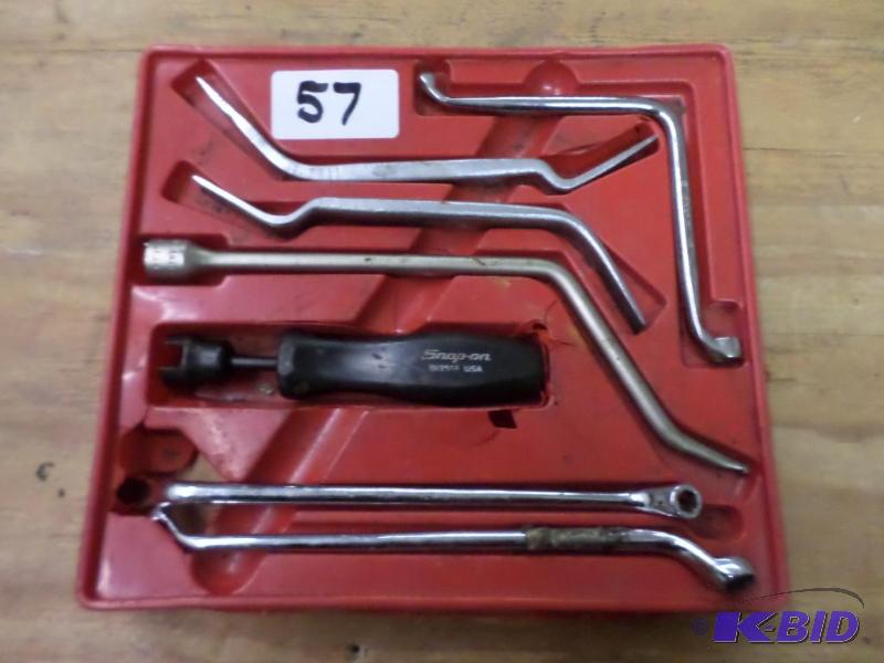 lot 57 image: Snap-On 7-Piece Brake Tool Set...