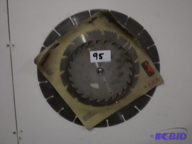 lot 95 image: Lot Of (4) Misc Saw Blades...