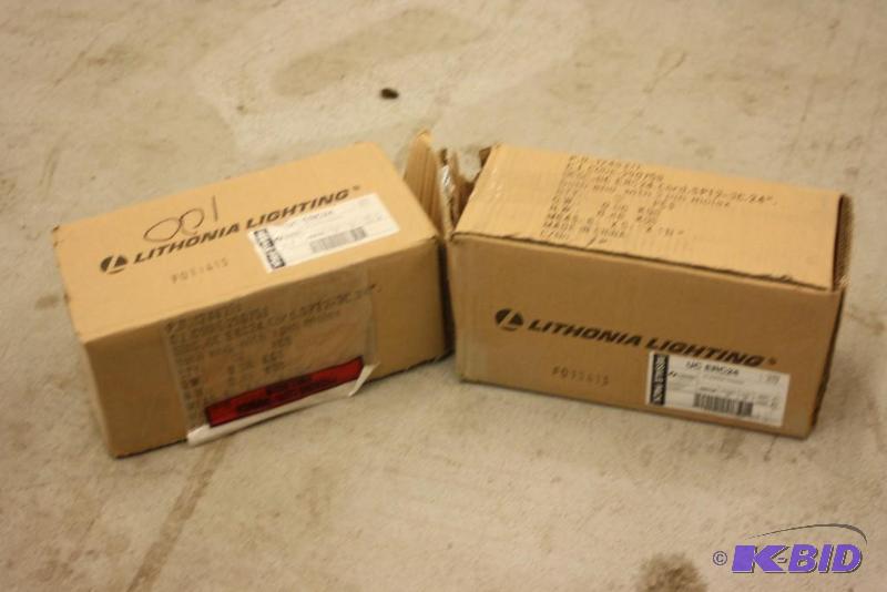 Lot of (24) Lithonia Lighting Cord Connectors 24 Fixture Spacing.