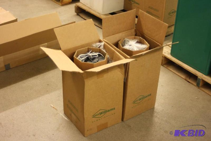 Box Lot of (2) Can Lights GrayMetal Modern Design.