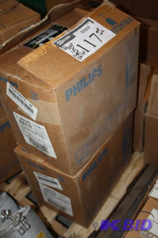 Box Lot of (2) Philis Master Halogen Spot Light 75W 2500 Hours app. 24 ct.