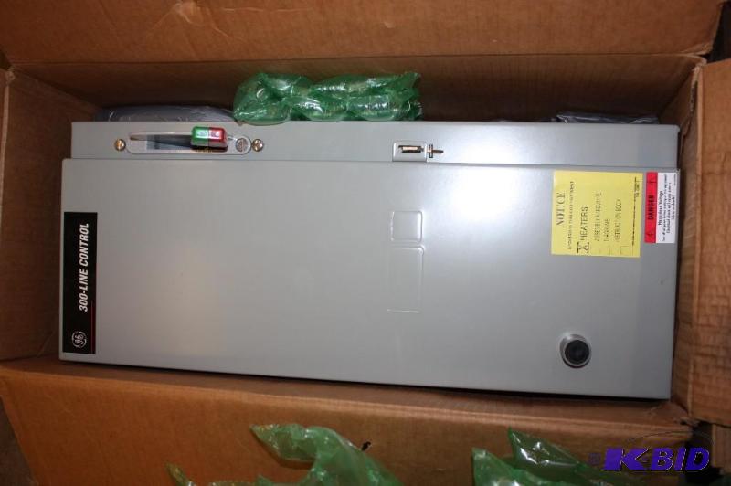 Box Lot Including General Electric 300-Line Control Industrial Circuit Breaker 15A 480V 3 Pole.