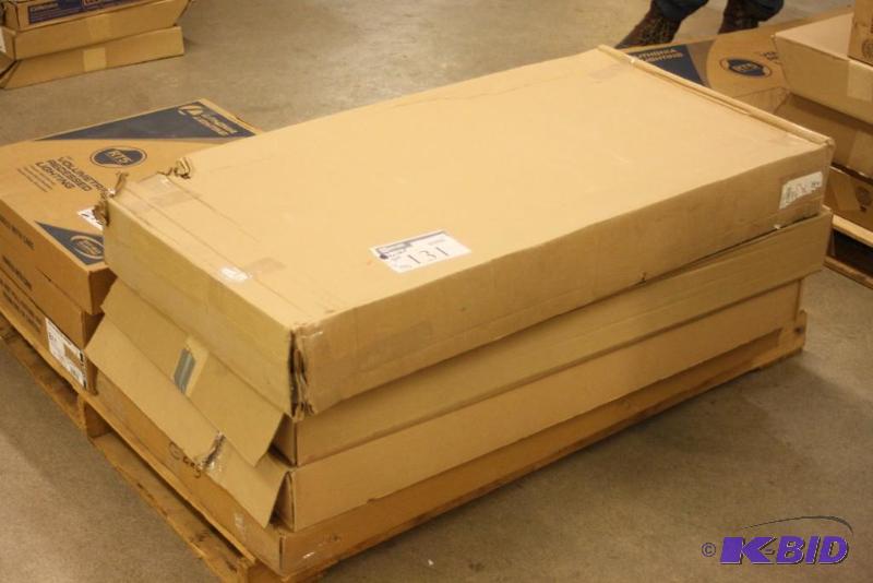 Lot of (4) Recessed Lighting Units White 4.