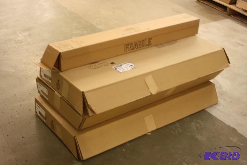 Lot of (4) Recessed Fluorescent Lighting Units White 4.