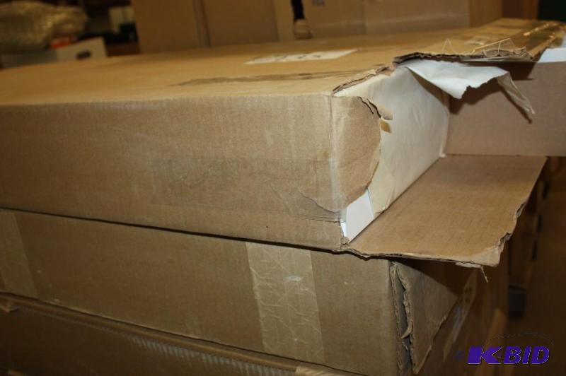 Lot of (2) Dual Fluorescent Ceiling Lights Max 32W Type T8 Lamps White.
