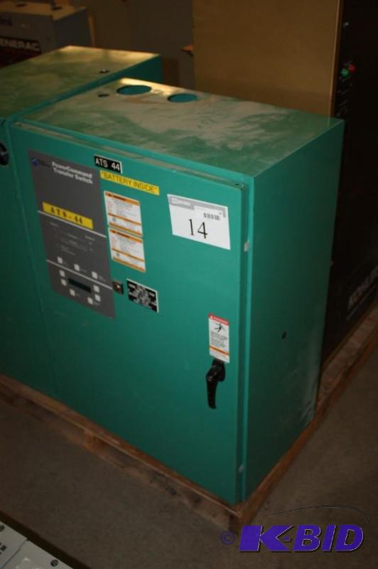 Cummins Onan Transfer Switch OTPCB-5583827 Spec A 225A 480V 60Hz Poles 4 26 x 36.