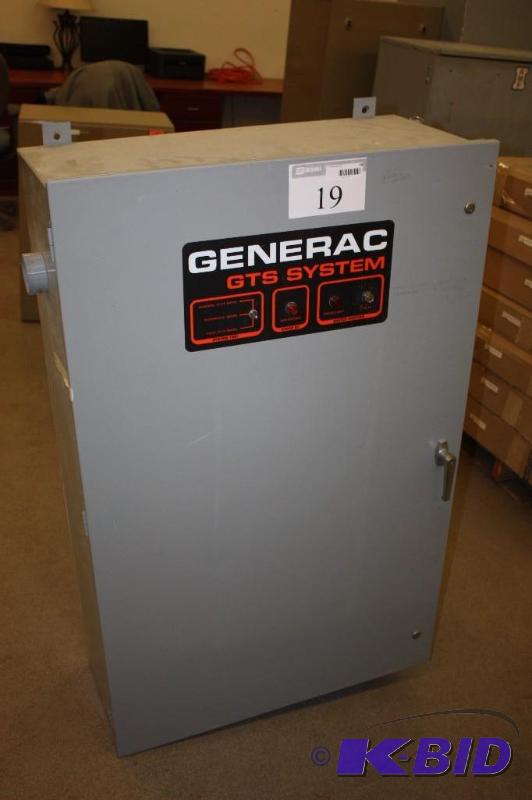 Generac GTS System Transfer System-Data 120240V 90A03875-W Model 200A Max 250V Max 31 x 51.