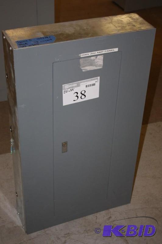 Square D Electrical Panel Type 1 Enclosure MHC35S Square D 120208V 200A 42 Circuit Type NQOD