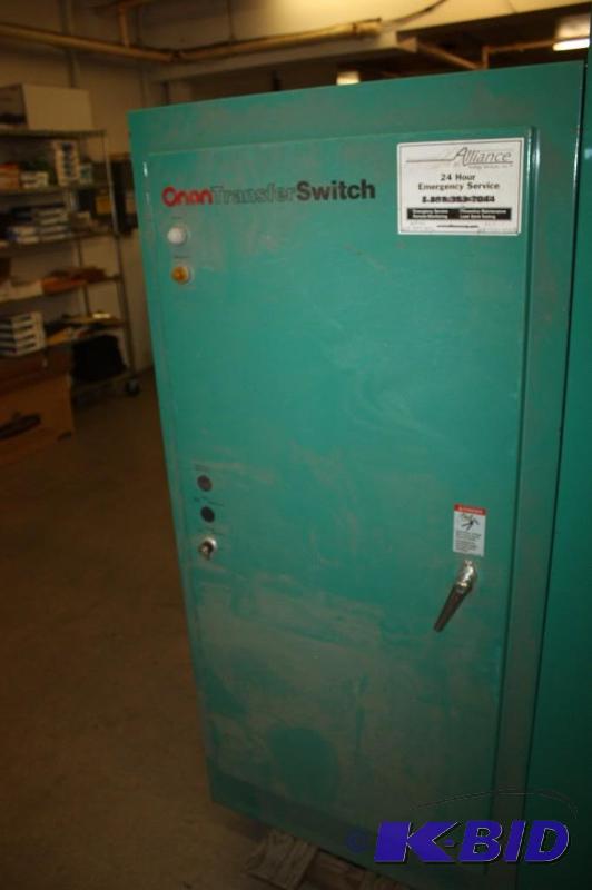 Cummins Onan Transfer Switch Model OTACA260 120240V 260A PH1 60HZ WIre 3 1560A 30 x 63.