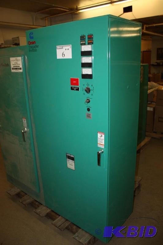 Cummins Onan Transfer Switch Model 306-3456-7 800A 440480VAC 5060HZ Poles 3 30 x 68.