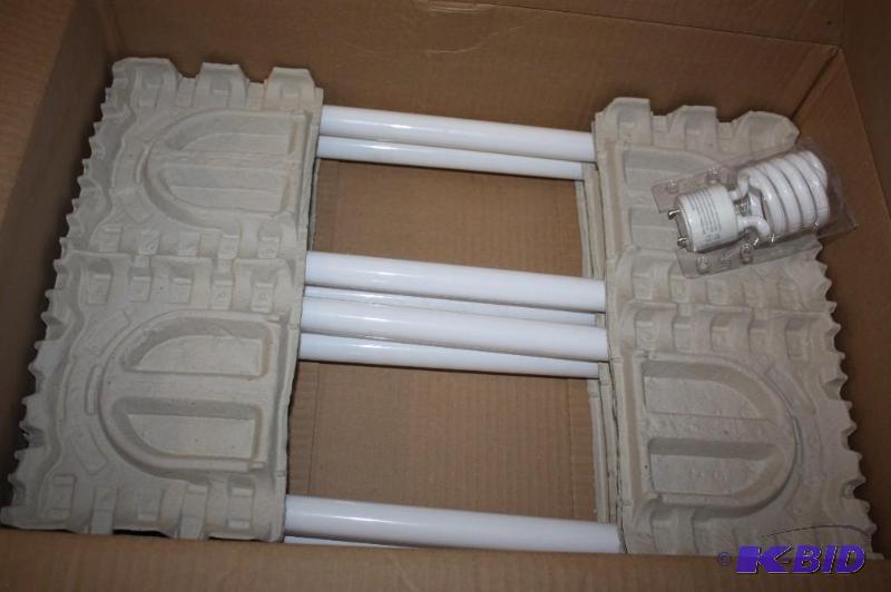 Lot of (5) Compact Fluorescent Lights Including GE T8 Mod-U-Line 27W Small Light Bulb.
