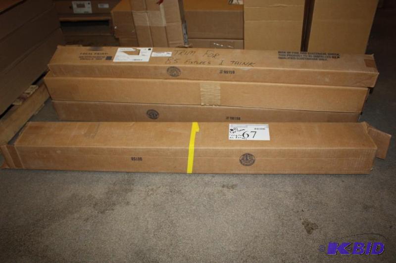 Lot of (4) Focal Point Recessed Fluorescent Light Fixtures Dry Location Only Model FAV Includes