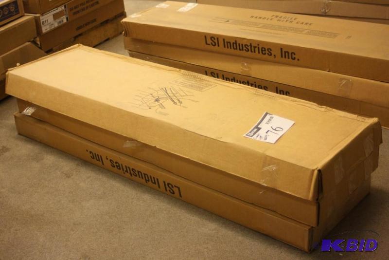 Box Lot of (3) LSI Midwest Lighting Light Housing Units Triad Ballasts White.