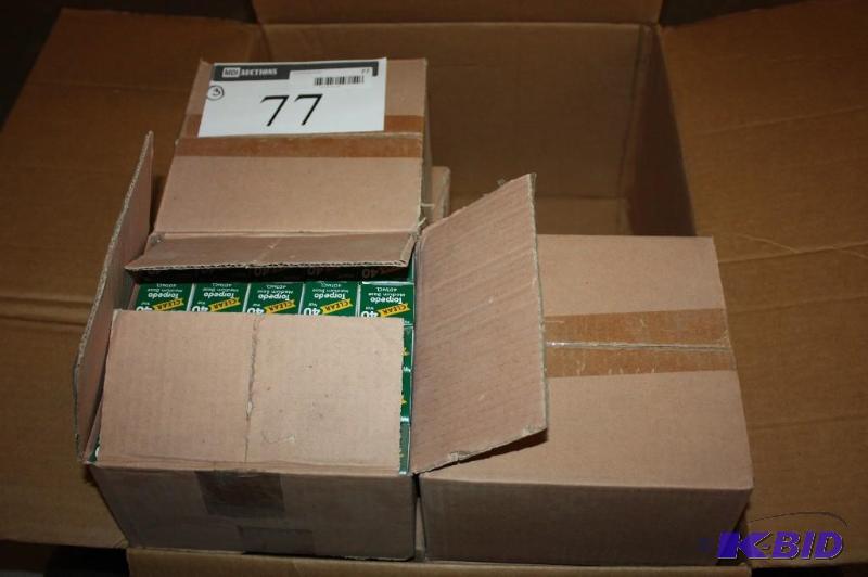 Box Lot of (3) SLI Lighting Extra Life Torpedo Light Bulb 40W Medium Base 3,000 Avg. Hours Clear