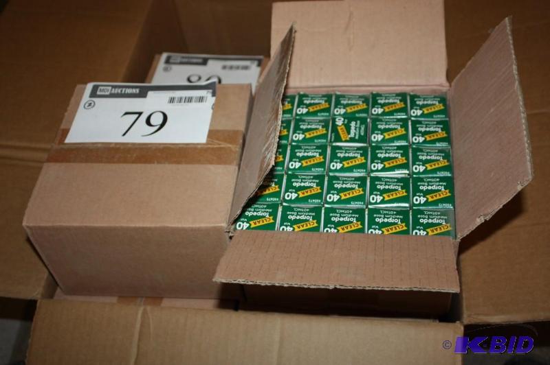Box Lot of (2) SLI Lighting Extra Life Torpedo Light Bulb 40W Medium Base 3,000 Avg. Hours Clear