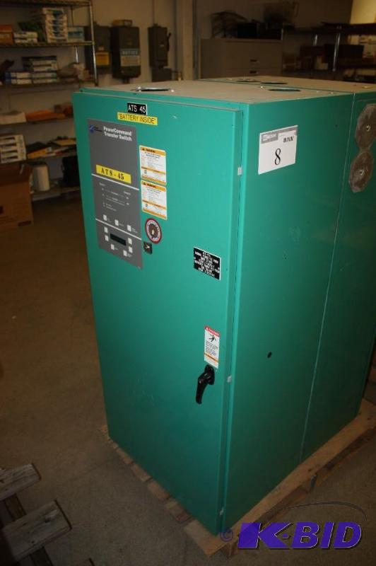 Cummins PowerCommand Transfer Switch ATS-45 OTPCC-5583830 Max 600V 5060HZ 400AC Amps Cont440V