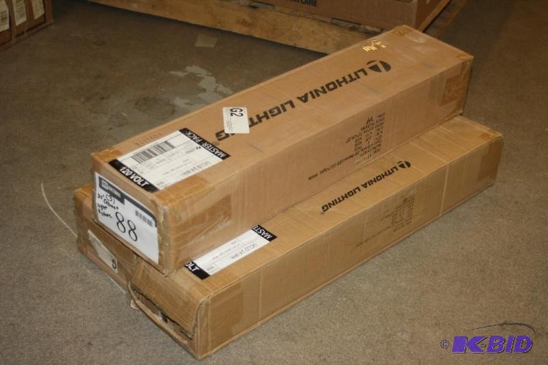 Box Lot of (3) Lithonia Lighting 24 LED Cabinet Light Slim Design 4 perBox.
