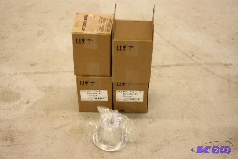 Lot of (4) Decorative LED Downlights EVO 4AR Trim U.