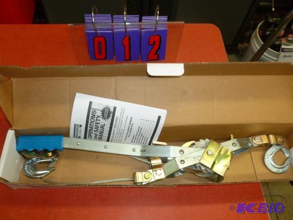 lot 12 image: Maasdam power pull cable hand winch. Appears ...