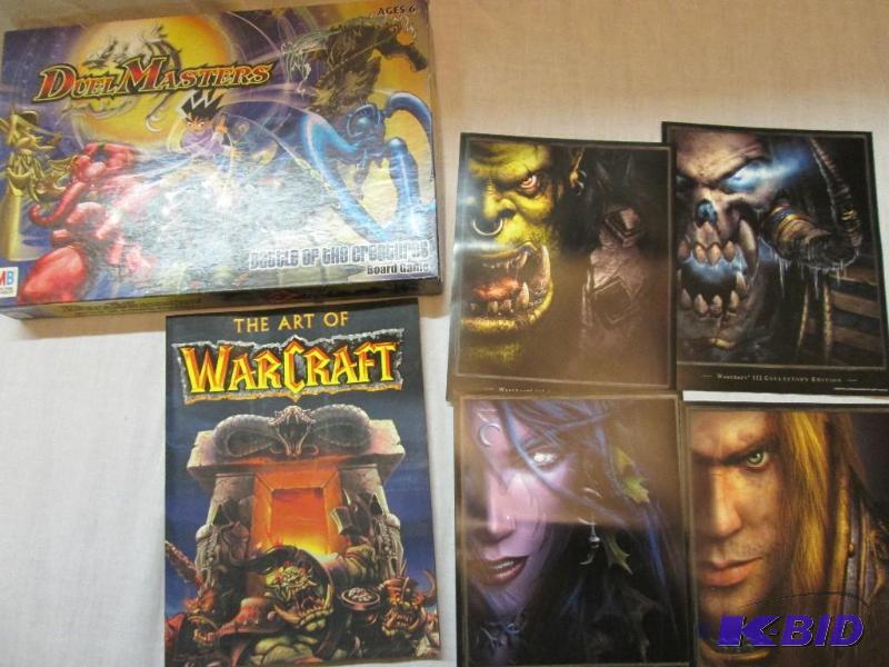 lot 116 image: Duel masters, the art of warcraft, and 4 clos...